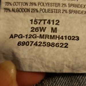 Size 26W boot cut Lee jeans